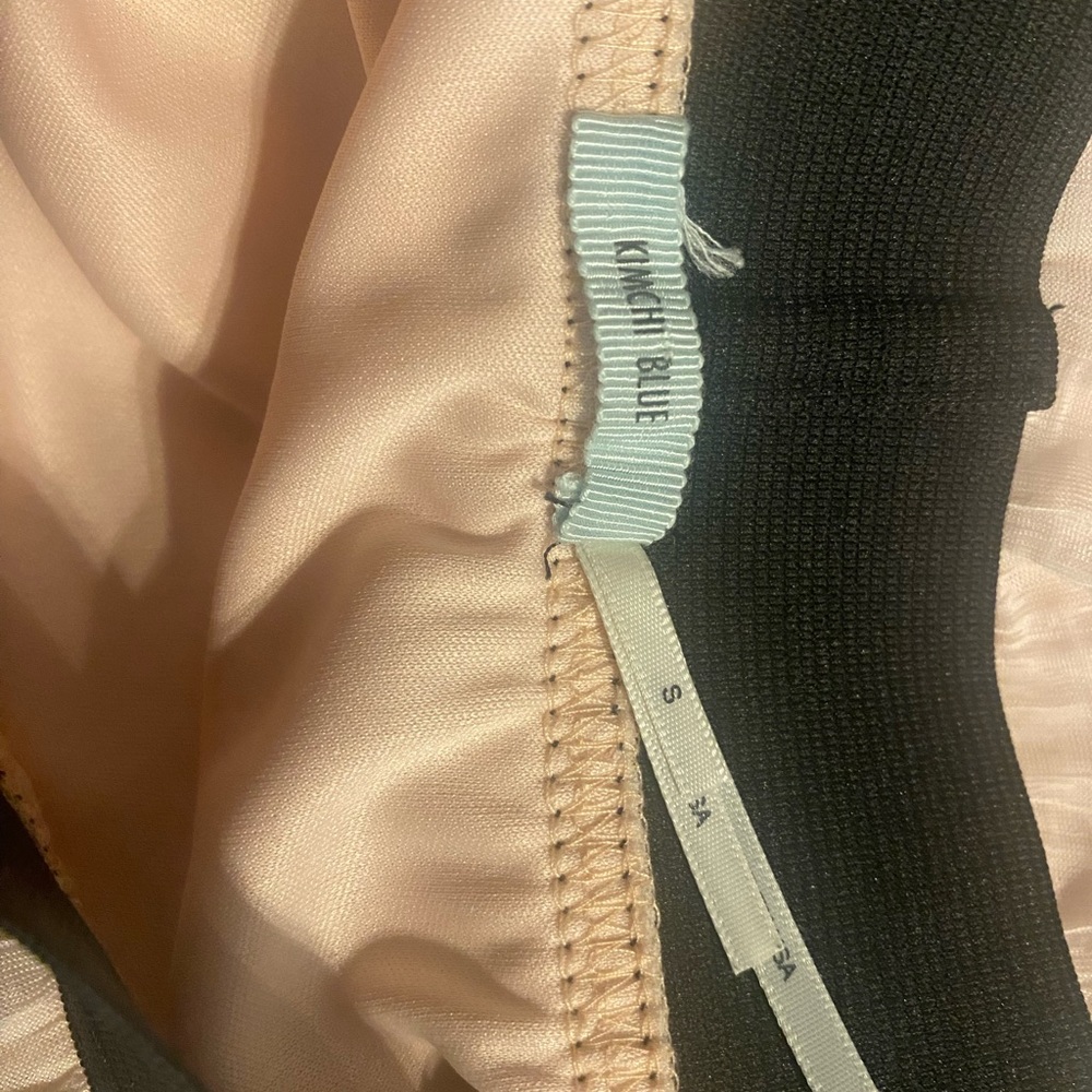 Kimchi Blue Urban Outfitters Light Pink Lined Ruffle Skirt Size Small - Picture 3 of 4